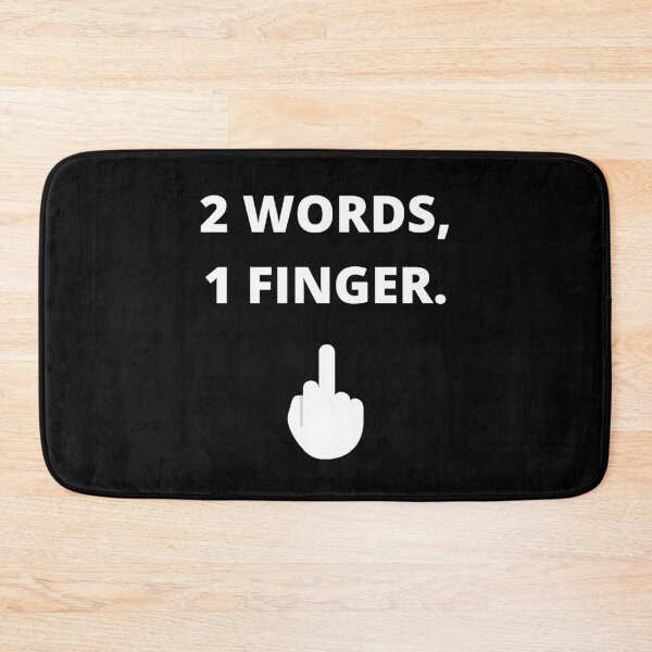 Item preview, Two Words One Finger designed and sold by lolora.