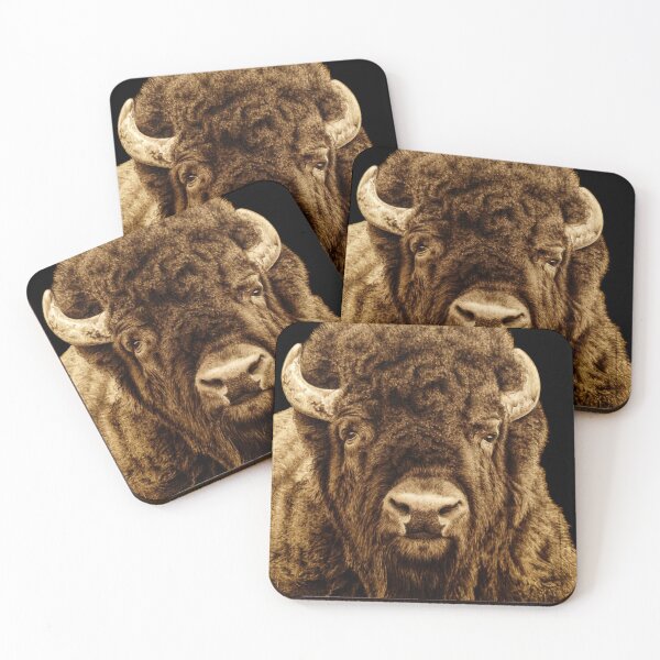 Item preview, Bison Woodburning by Minisa Robinson designed and sold by MinisaRobinson.