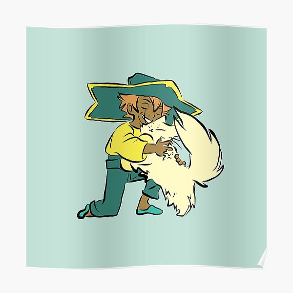 Spiritfarer Hug - Stella and Daffodil Poster