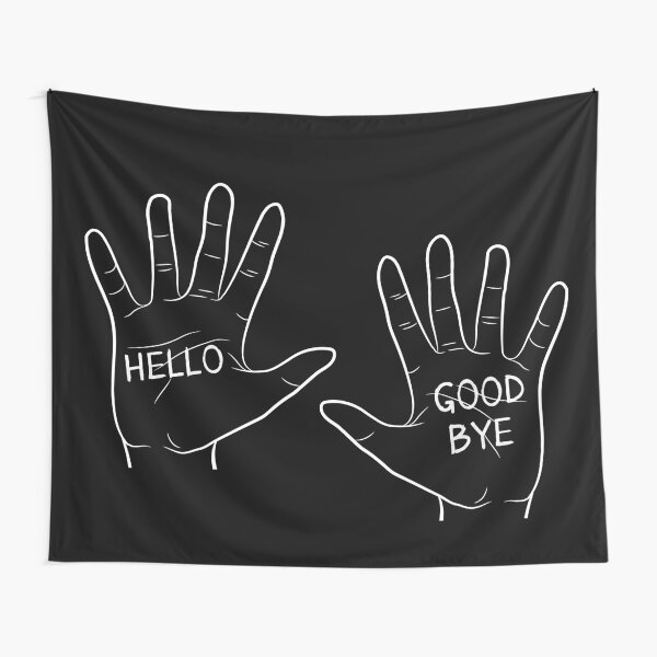 Klaus Hargreeves Hands Umbrella Academy Hello Goodbye 3 Tapestry For Sale By Kauzsl Redbubble 