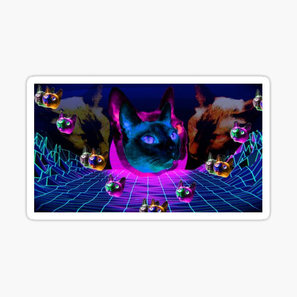 Cats, cats, cats Sticker