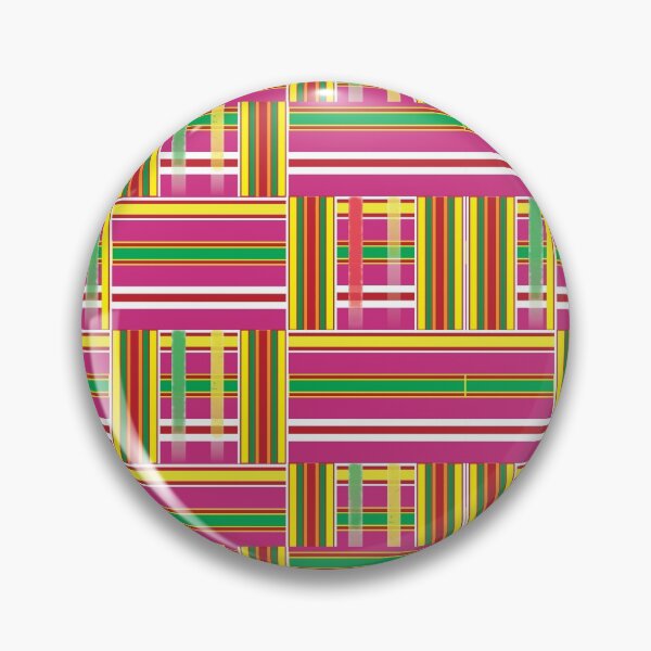 Item preview, Pink Kente Pattern Fabric designed and sold by SammyBad.