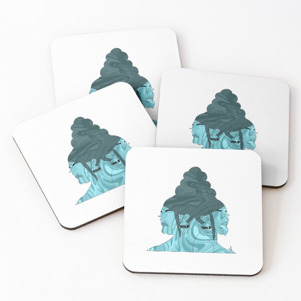 Item preview, WAP Sticker Blue designed and sold by alexmason-.