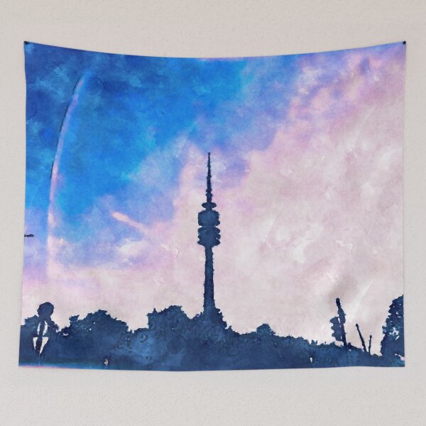 Item preview, The Munich skyline designed and sold by The Iconic Minimalist.
