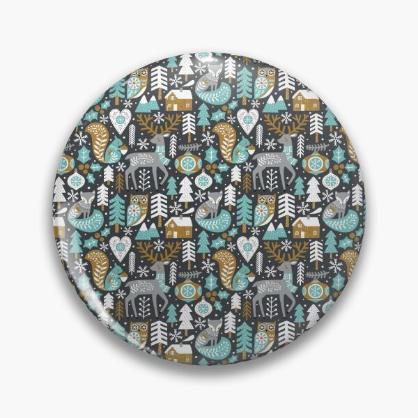 Artikelvorschau, Woodland Folk Animal Pattern entworfen und verkauft von OrnamentallyYou.