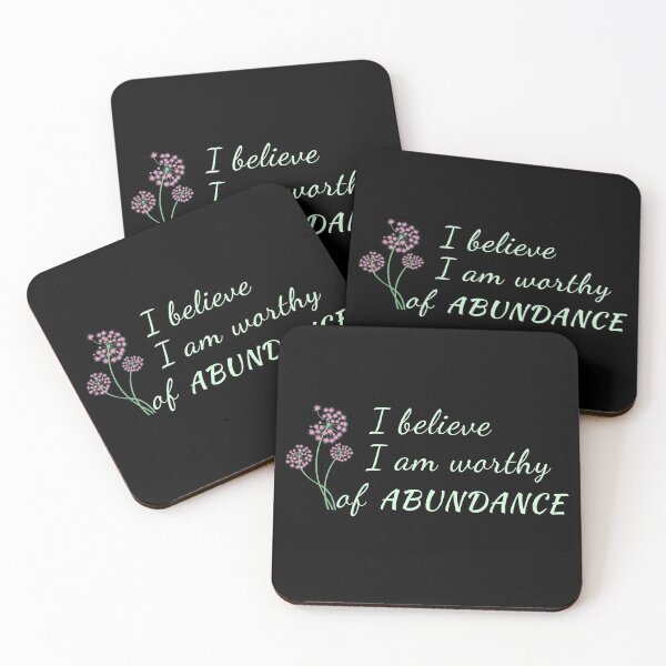 Item preview, Abundance Worthy for darker cloth designed and sold by Absolute Gratitude.