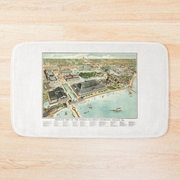 Item preview, World's Columbian Exposition Bird's Eye View - Chicago 1893 designed and sold by warishellstore.