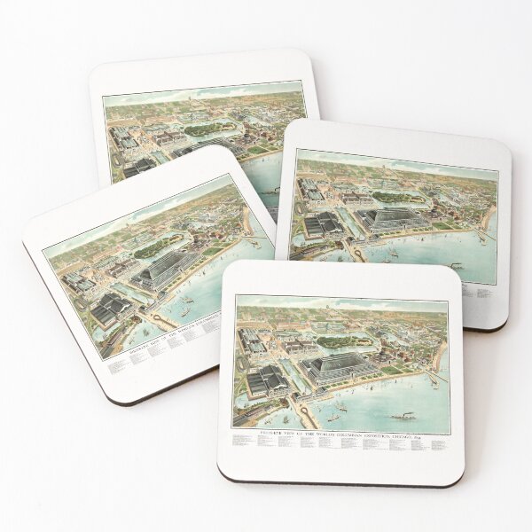 Item preview, World's Columbian Exposition Bird's Eye View - Chicago 1893 designed and sold by warishellstore.