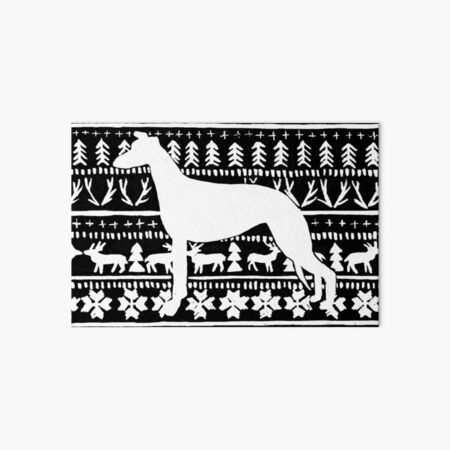 Fairisle Whippet Art Board Print