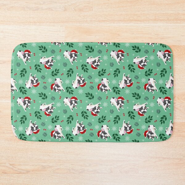 Item preview, French Bulldog Christmas Pattern designed and sold by OrnamentallyYou.