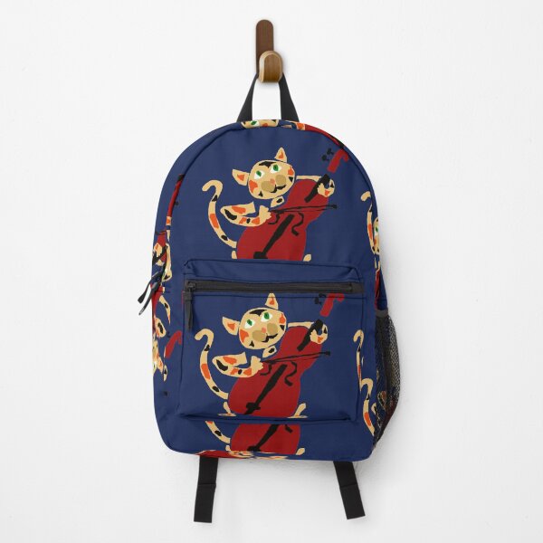 Item preview, Cool Calico Cat Playing Cello or Bass designed and sold by Nature's Fancy.
