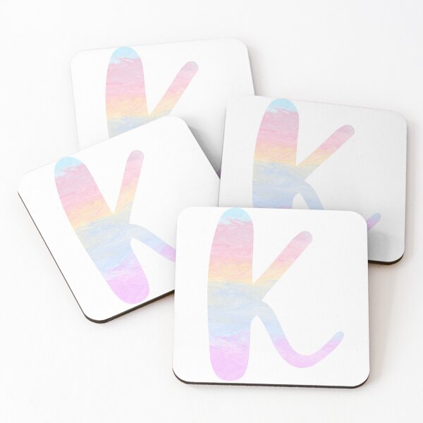 Item preview, Personalized Unicorn Color Palette Monogram K designed and sold by TheFamilyVan.