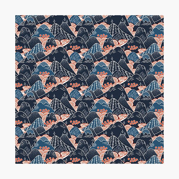 Item preview, Japanese mountains designed and sold by OtterFactory.