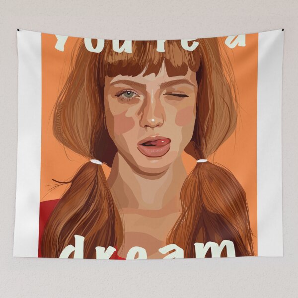 Item preview, You're a Dream quote art - orange  designed and sold by thegingerstudy.