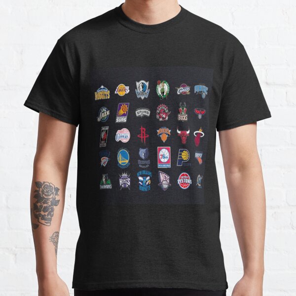 t shirt with all nba teams on it