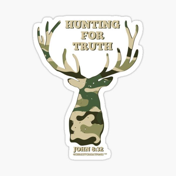 Christian Hunting Stickers for Sale, Free US Shipping