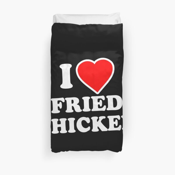 Fried Chicken Duvet Covers Redbubble - i heart kfc roblox