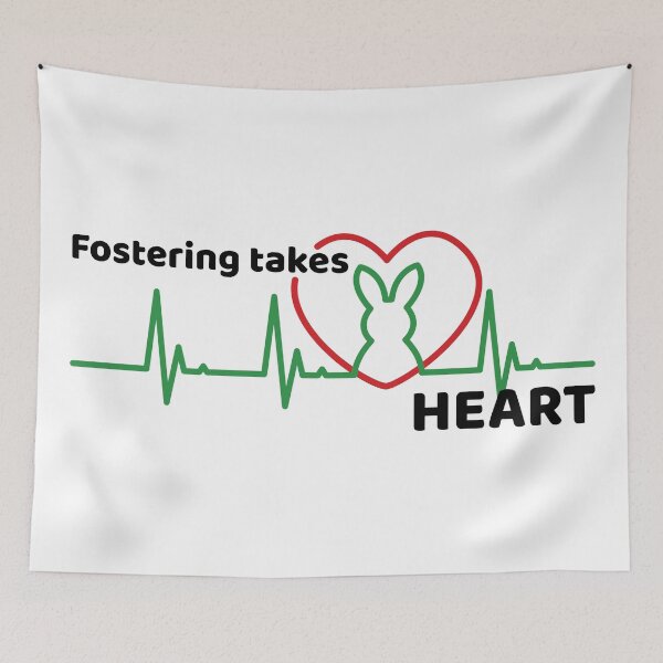 Item preview, Fostering Takes Heart - Rabbit designed and sold by MSwiftDesigns.