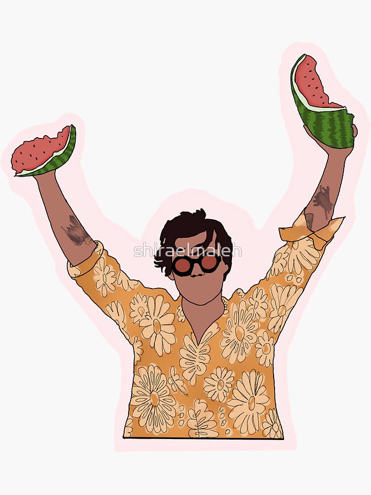 Harry Styles Watermelon Sugar Sticker For Sale By Shiraelmaleh Redbubble 5311