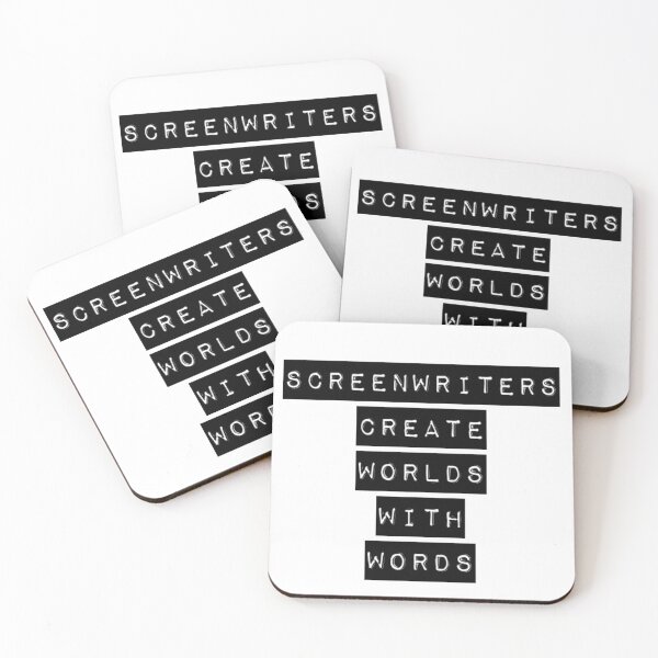 Item preview, Screenwriters Create Worlds With Words - film student screenwriter inspiration gift writer filmmaker Hollywood movie lover film camera designed and sold by CJCTEES.