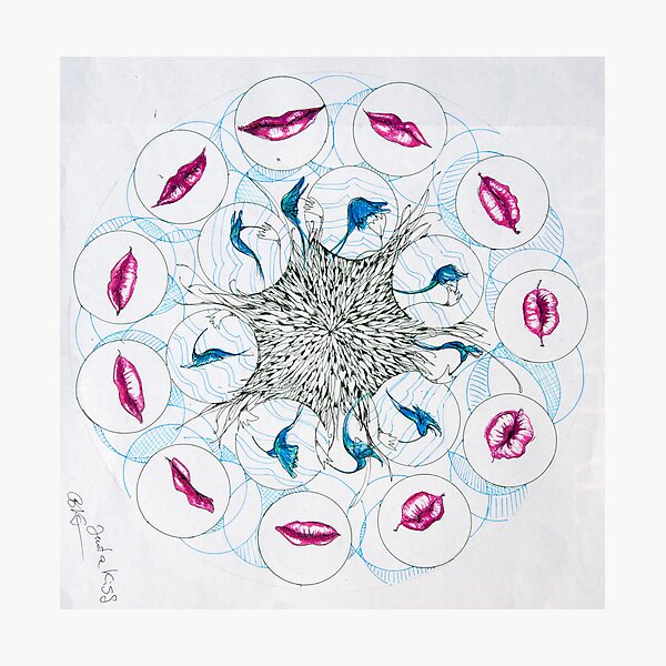 just a kiss Photographic Print