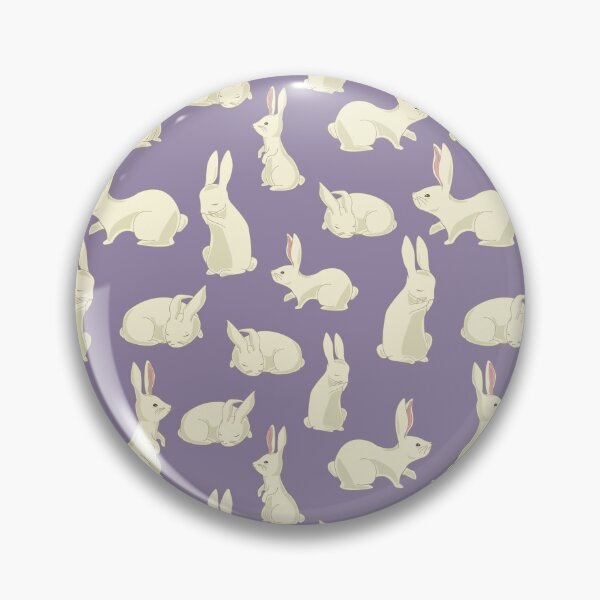Item preview, Soft Bunny Pattern muted purple  designed and sold by cherishakayart.