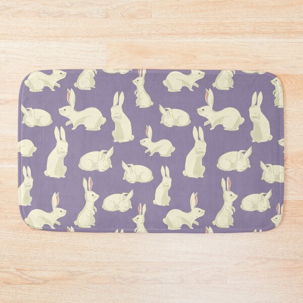 Item preview, Soft Bunny Pattern muted purple  designed and sold by cherishakayart.