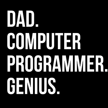 Artwork thumbnail, Dad Computer programmer by UneDesigns