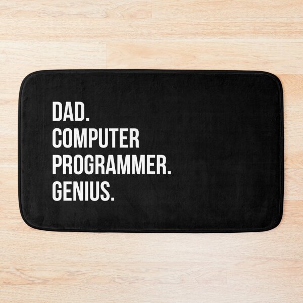 Item preview, Dad Computer programmer designed and sold by UneDesigns.