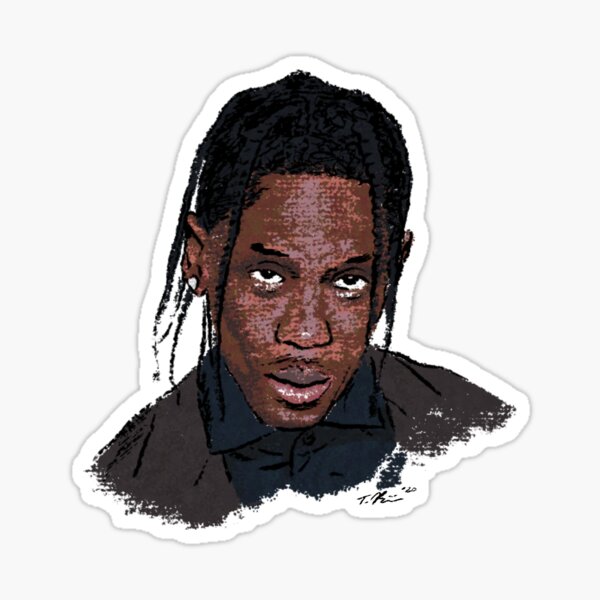 flame - Sketch (Color) Sticker