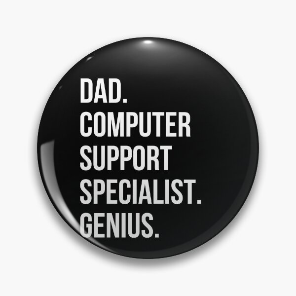 Item preview, Dad Computer support specialist designed and sold by UneDesigns.