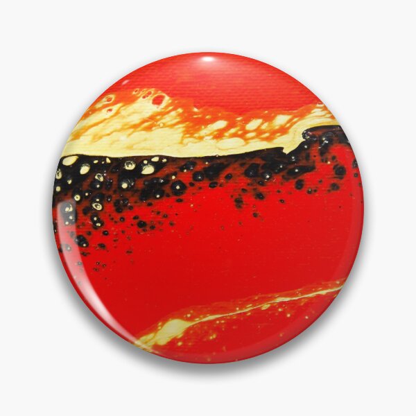 Item preview, Red Gold and Black Abstract Fluid Art designed and sold by ChailynStudios.
