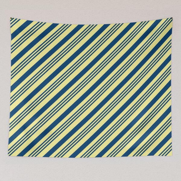 Item preview, Candy Cane Stripes Style 1 in Sci Fi Blue and Cream designed and sold by Darcy777.