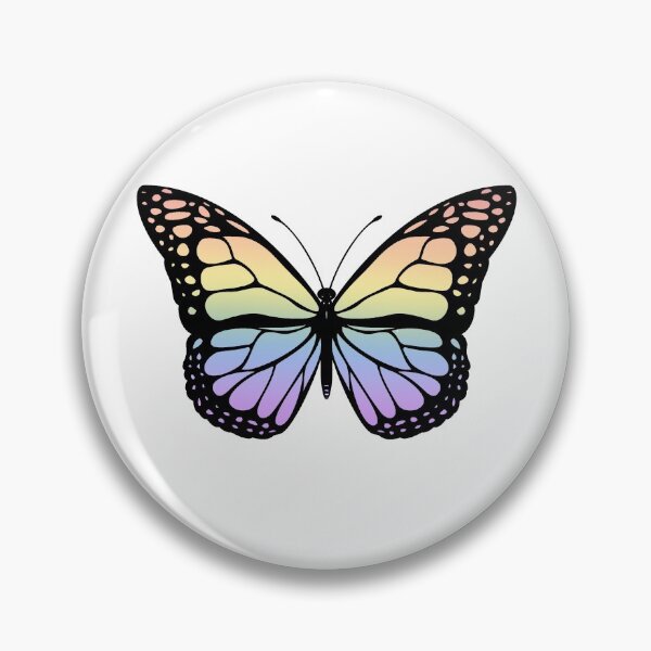 Item preview, pastel rainbow gradient vsco butterfly designed and sold by rmacyn.