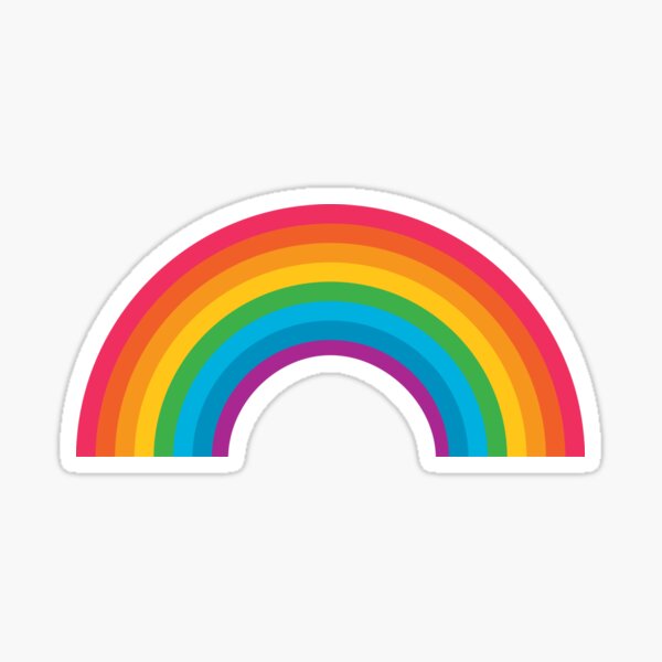 Lgbt Rainbow Lgbtq Pride Sticker For Sale By Thequeershop Redbubble