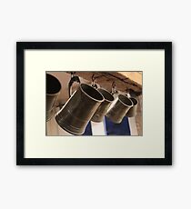 The George & Dragon - Tankards Framed Print