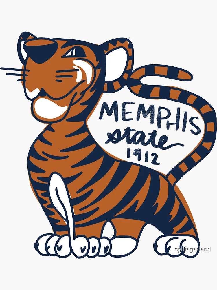 Memphis Tigers Wall Art, Metal Sign