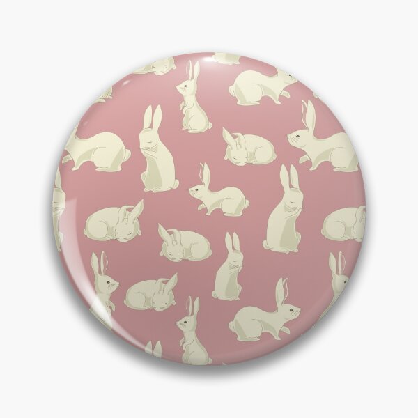 Item preview, Soft Bunny Pattern Muted Pink  designed and sold by cherishakayart.