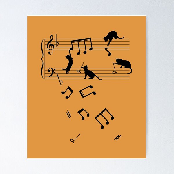 Artikel-Vorschau von Musikalische Katzen, designt und verkauft von tjf-artworks.