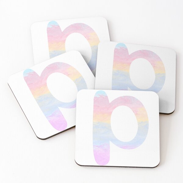 Item preview, Personalized Unicorn Color Palette Monogram P designed and sold by TheFamilyVan.
