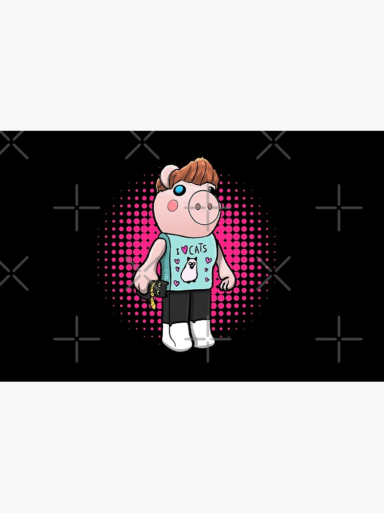 Piggy Denis Laptop Skin By Tubers Redbubble - denis daily roblox tower of hell