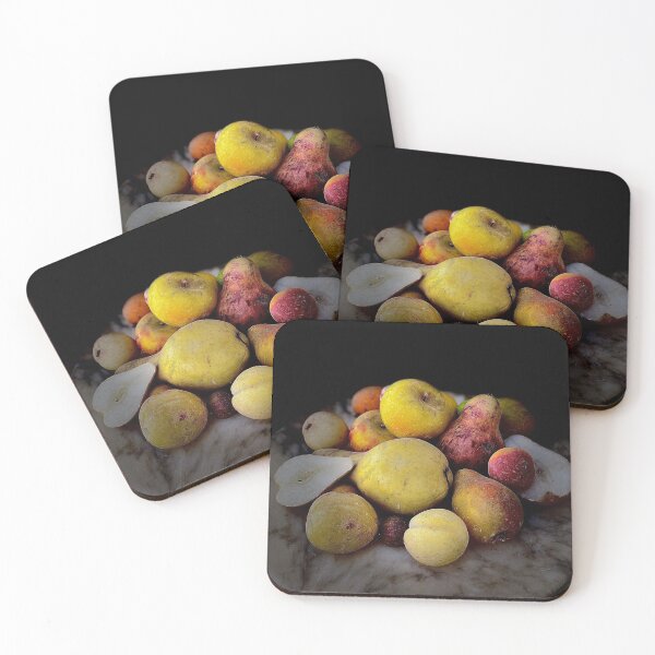 Item preview, Fruit in Marble Bowl designed and sold by QandQs.