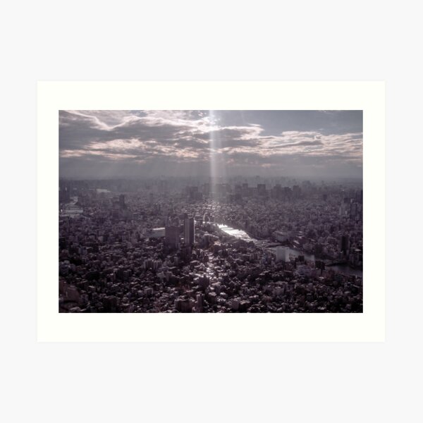 View from the Skytree Tower Art Print