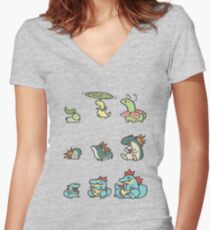 pokemon Women's Fitted V-Neck T-Shirt