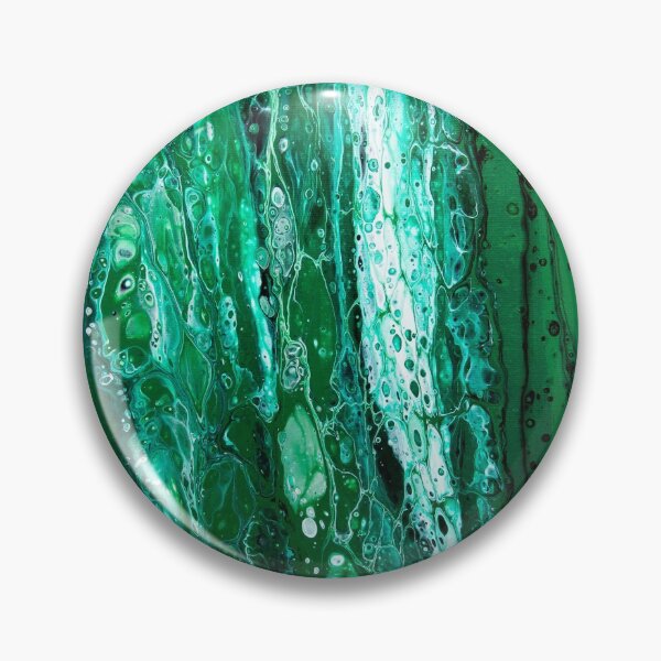 Item preview, Green Abstract Fluid Art designed and sold by ChailynStudios.