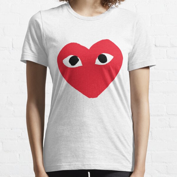 converse t shirt heart