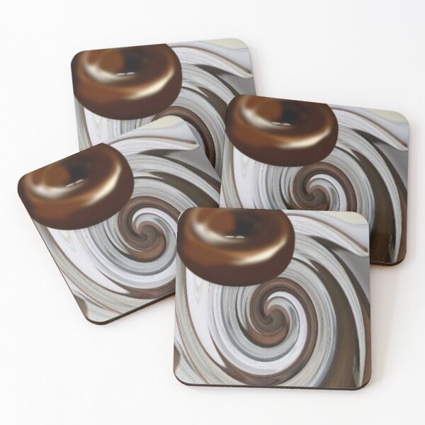 Item preview,  Chocolate Donut Swirl Art designed and sold by Aquila Light Pictures.