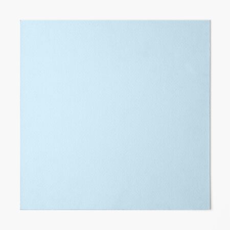 Aesthetic Pastel Sky Blue Colour Art Board Print for Sale by millafrlan