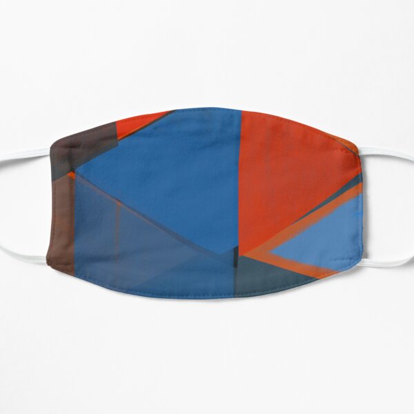 Blue Diamonds Flat Mask