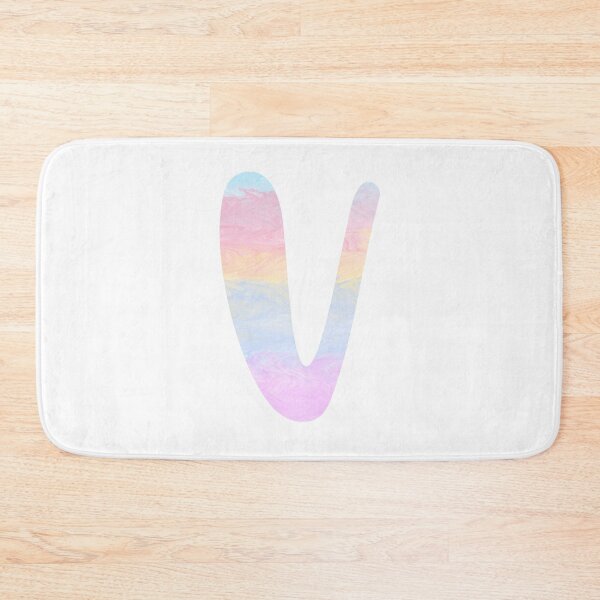 Item preview, Personalized Unicorn Color Palette Monogram V designed and sold by TheFamilyVan.